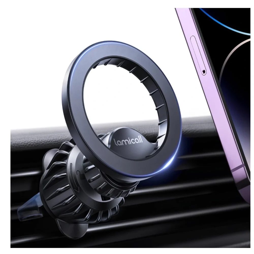 Air-Vent Phone Holder Dashboard Mount-BLACK